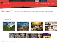 Tablet Screenshot of jigsawpuzz.com